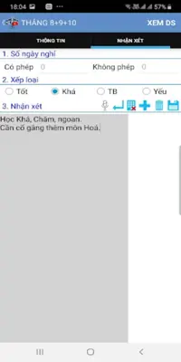 VietSchool android App screenshot 4